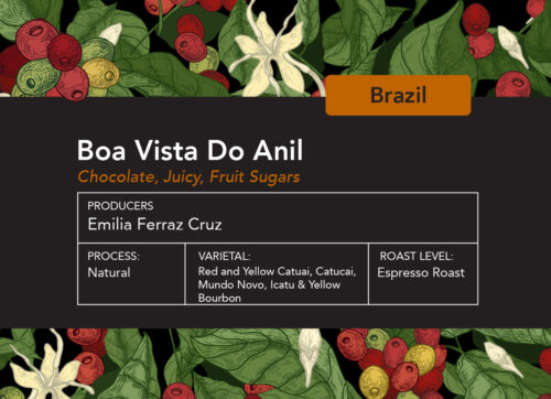 Brazilian Boa Vista Anil Espresso roast